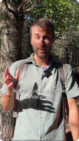 Vidéo UGC de Ambroise : Préparer un départ en vacances, Prise de parole en extérieur avec sous-titres