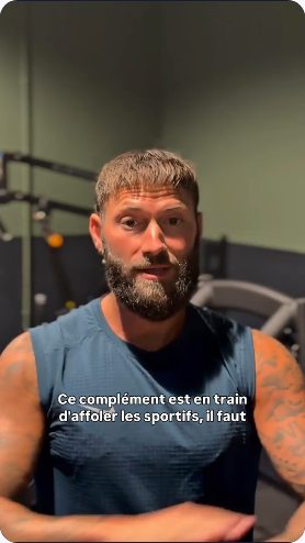 Vidéo UGC de Cédric : Un complément présenté à la salle de sport, Prise de parole face caméra en salle