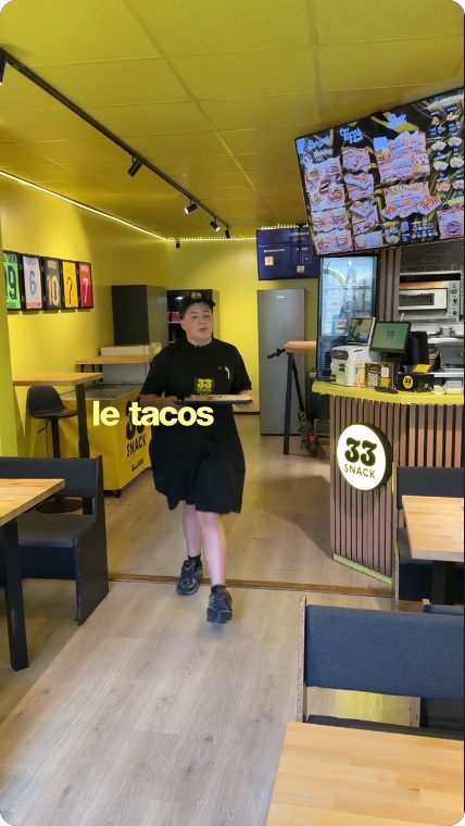 Vidéo UGC de Keverly : Une adresse pour manger un tacos, Découverte du restaurant et présentation sur place