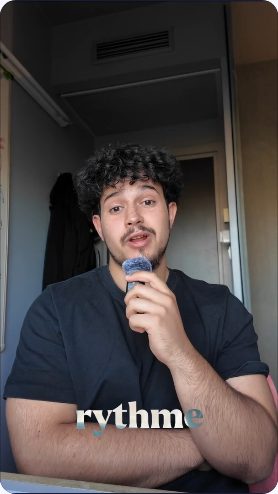 Vidéo UGC de Mehdi : Réviser ses devoirs et trouver son rythme, Montage face caméra et plans sur les exercices