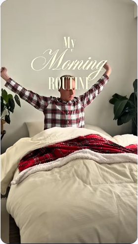 Vidéo UGC de Noah : Du réveil à la routine du matin, Séquence lifestyle dans la chambre