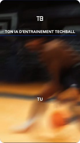 Vidéo UGC de Quentin : Techball, un entraînement guidé par l’IA, Montage sportif avec textes incrustés