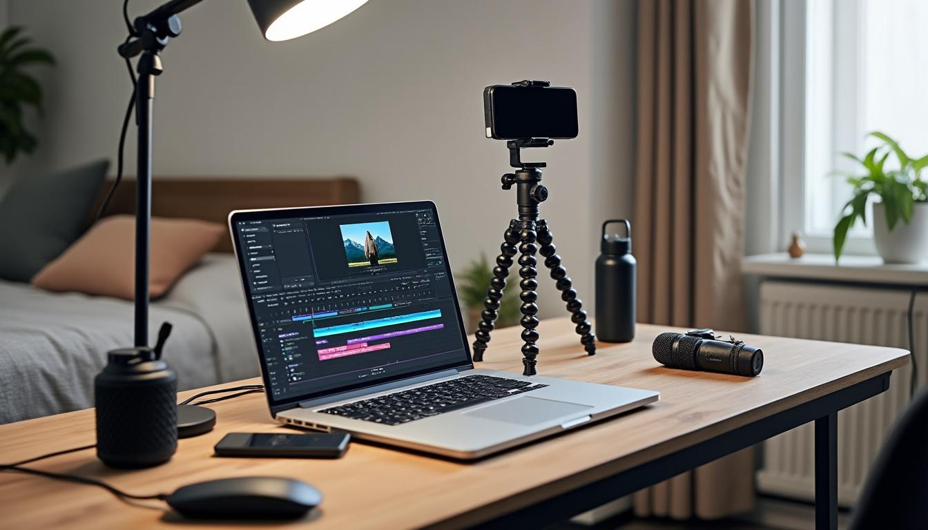 découvrez comment créer votre kit ugc de créateur complet avec le matériel essentiel, les logiciels indispensables et un setup optimisé pour produire du contenu de qualité.