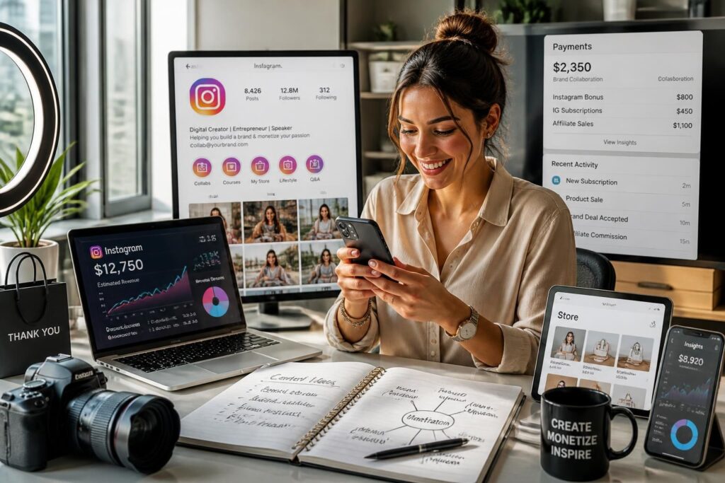 découvrez toutes les méthodes efficaces pour monétiser votre compte instagram en 2026 et commencez à gagner de l'argent grâce à votre audience.